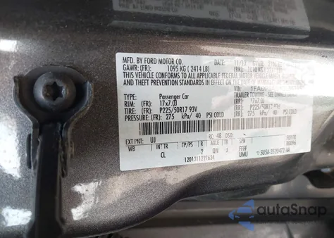 2013 Ford C-Max Hybrid Se from USA, damaged, VIN 1FADP5AU4DL557953